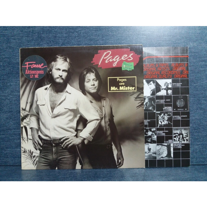 PAGES MR MISTER MUSIC LP