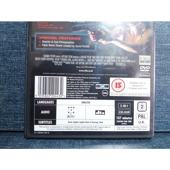 PANIC ROOM  DVD FİLM (İNGİLİZCE)