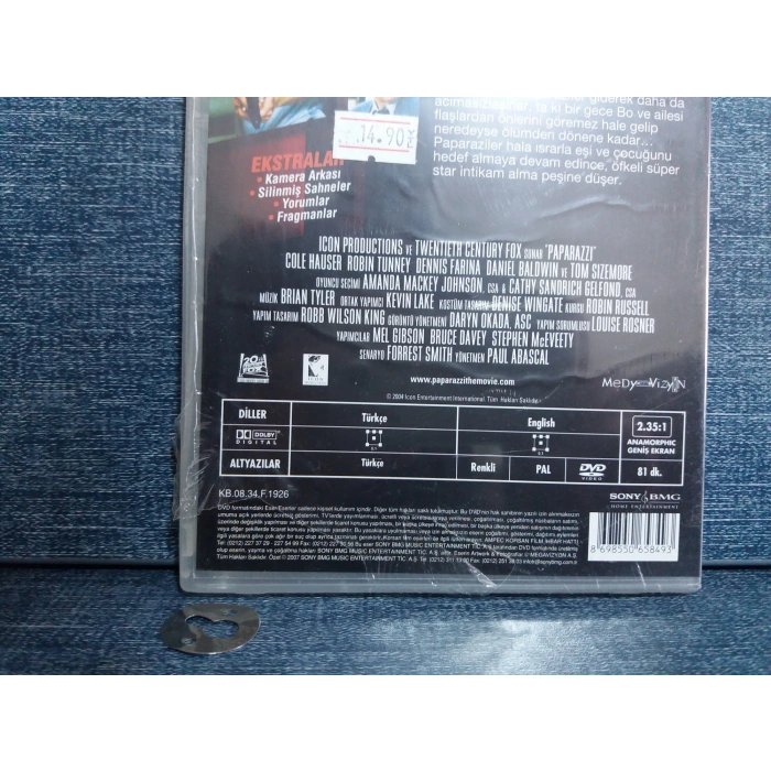 PAPARAZZI DVD FİLM (SIFIR)
