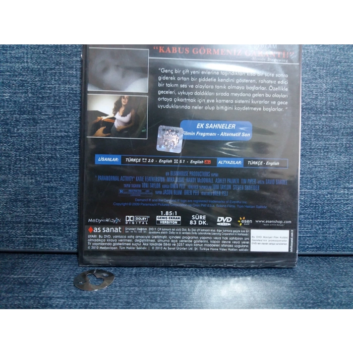 PARANORMAL ACTIVITY DVD FİLM (SIFIR)