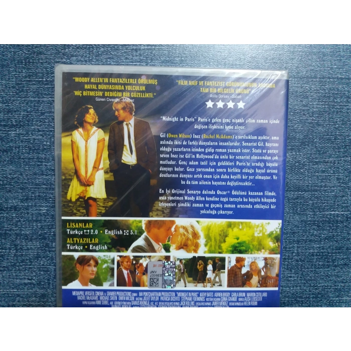 PARİSTE GECE YARISI DVD FİLM (SIFIR)