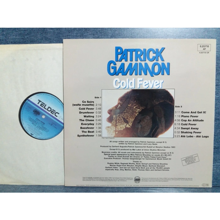 PATRICK GAMMON COLD FEVER FILM SOUNDTRACK LP