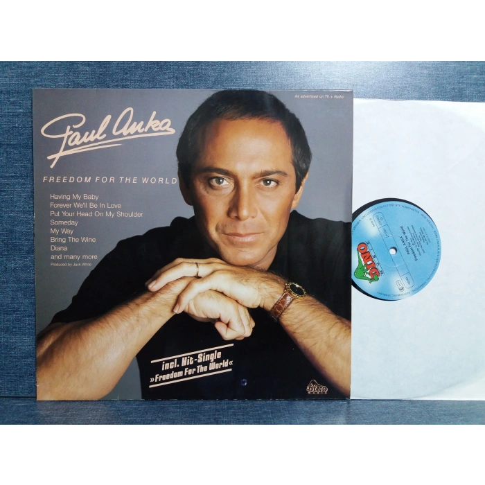 PAUL ANKA FREEDOM FOR THE WORLD LP