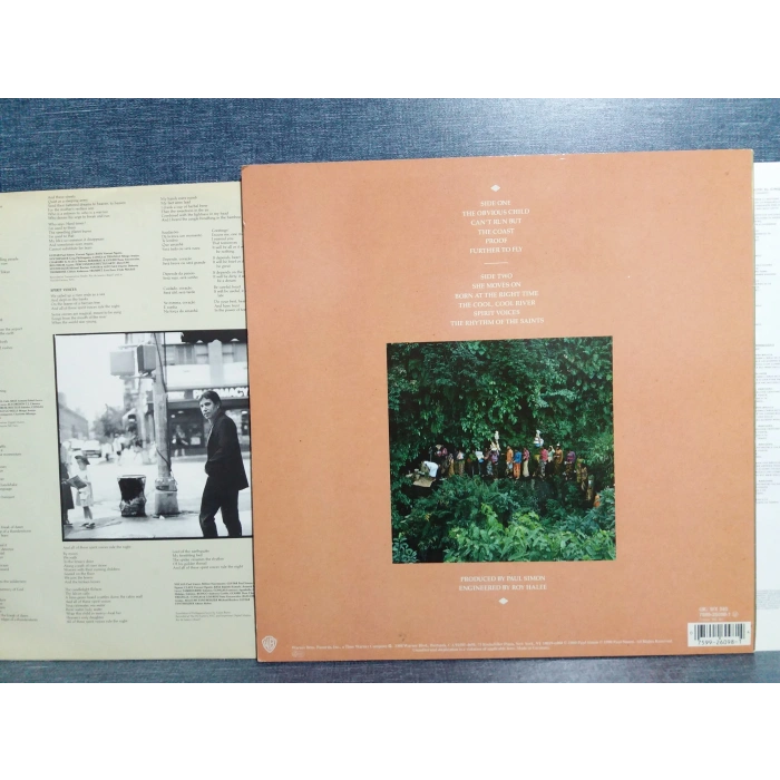 PAUL SIMON THE RHYTHM OF THE SAINTS MUSIC LP