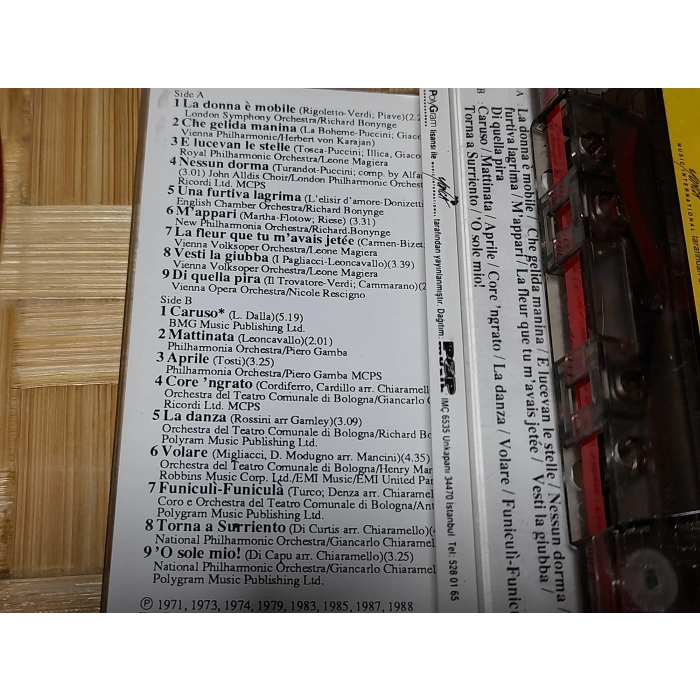 PAVAROTTI GREATEST ESSENTIAL MÜZİK KASET