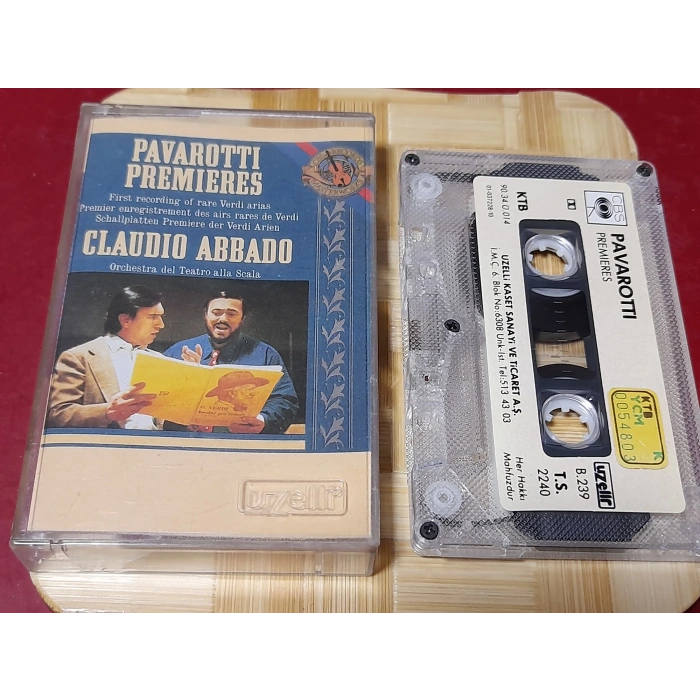 PAVAROTTI PREMIERES ABBADO MÜZİK KASET
