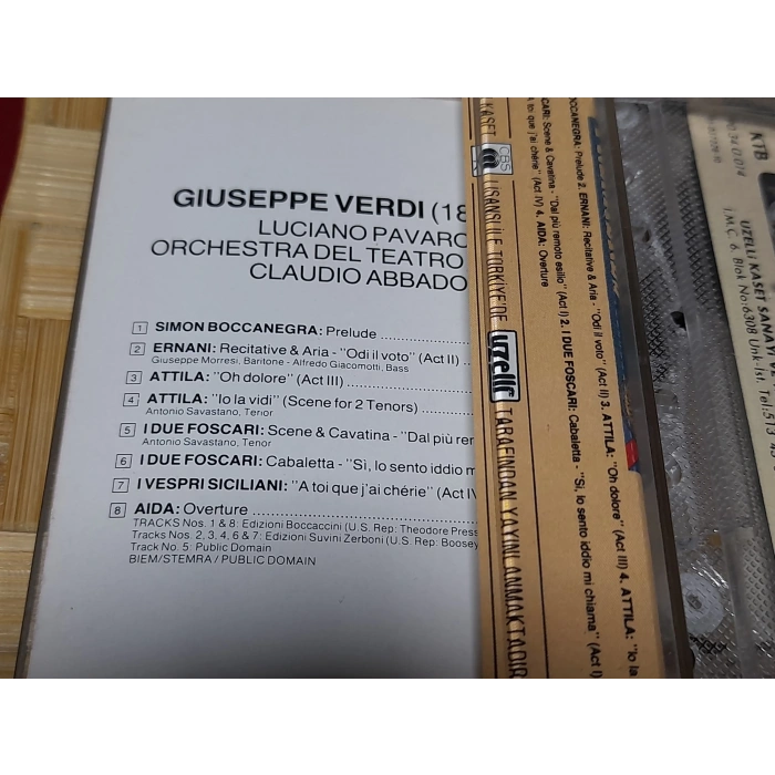 PAVAROTTI PREMIERES ABBADO MÜZİK KASET