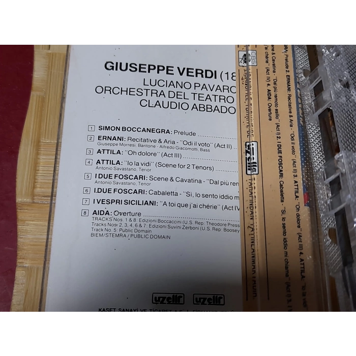 PAVAROTTI PREMIERES CLAUDIO ABBADO MÜZİK KASET
