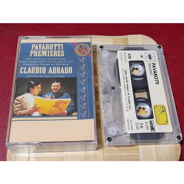 PAVAROTTI PREMIERES CLAUDIO ABBADO MÜZİK KASET