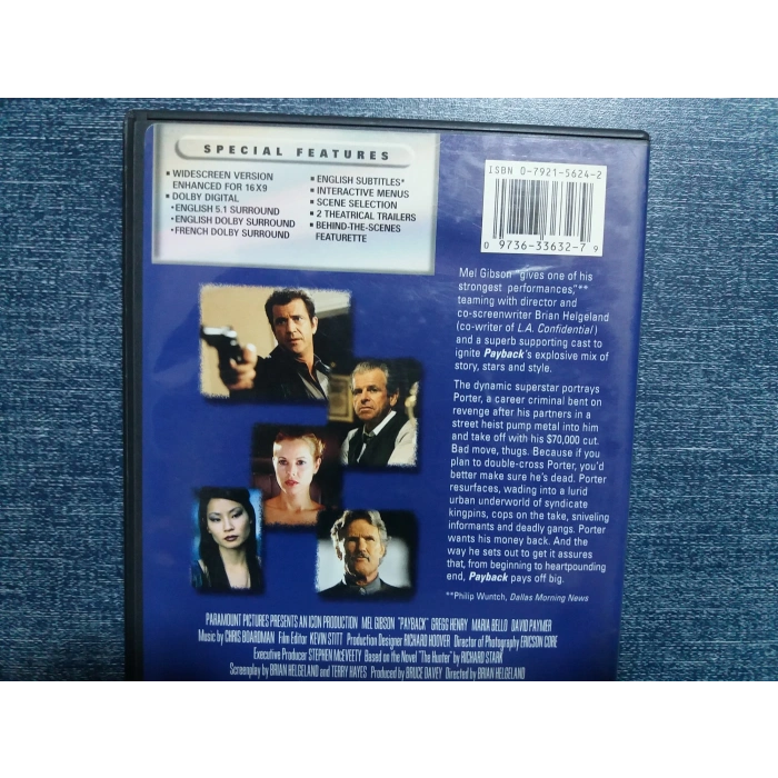 PAYBACK DVD FİLM (İNGİLİZCE)