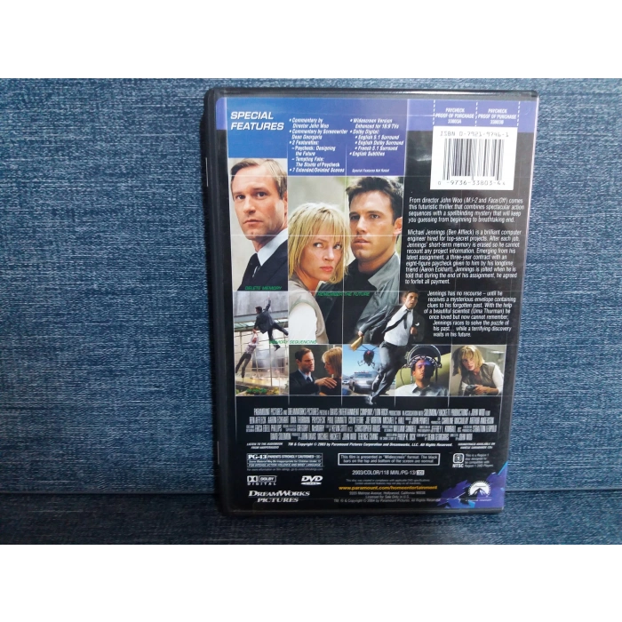 PAYCHECK DVD FİLM (İNGİLİZCE)
