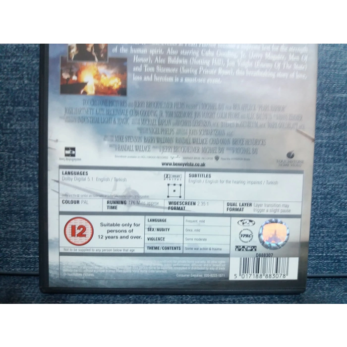 PEARL HARBOR DVD FİLM ( 2 DISK )