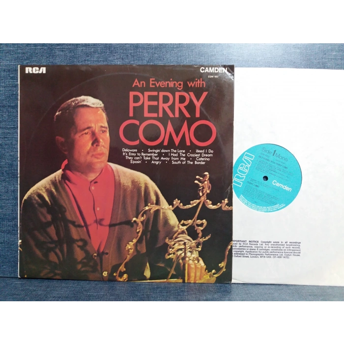 PERRY COMO AN EVENING WITH MUSIC  LP
