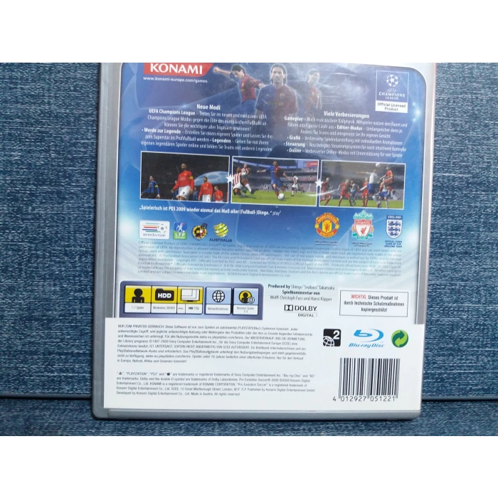 PES 2009 PRO EVOLUTION PS3 OYUN