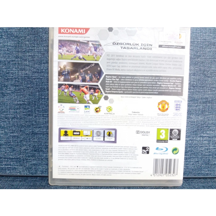 PES 2011 PRO EVOLUTION PS3 OYUN