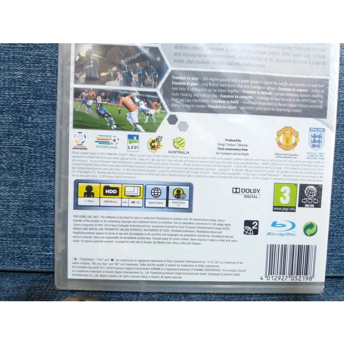 PES 2011 PS3 OYUN (SIFIR)