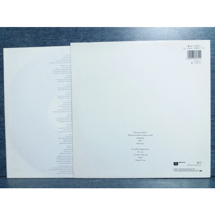 PET SHOP BOYS ACTUALLY MUSIC LP