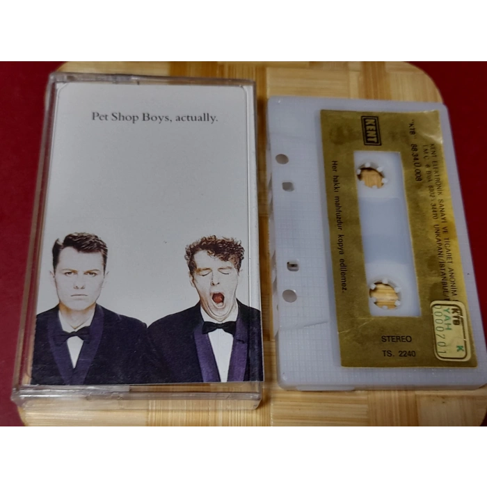 PET SHOP BOYS ACTUALLY MÜZİK KASET