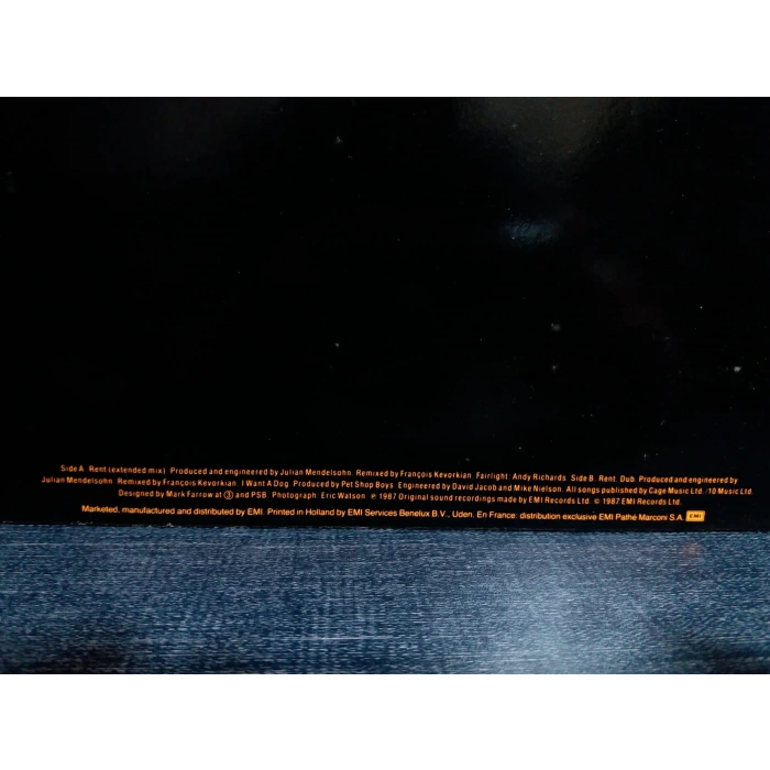 PET SHOP BOYS RENT MAXI LP