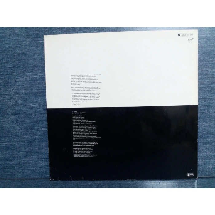 PETER GABRIEL BIKO MAXI LP