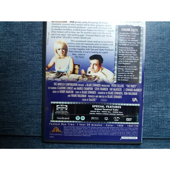 PETER SELLERS PARTY DVD FİLM (İNGİLİZCE)