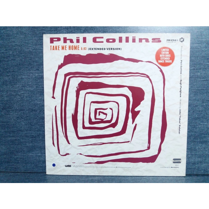 PHIL COLLINS DONT LOSE MY NUMBER MAXI LP