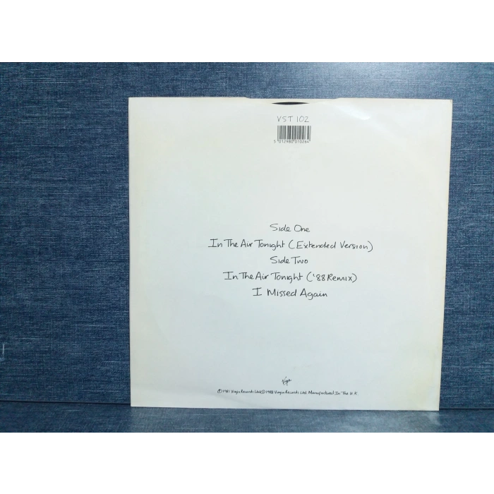 PHIL COLLINS IN THE AIR TONIGHT MAXI LP