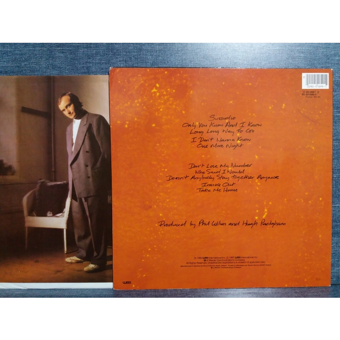 PHIL COLLINS NO JACKET REQUIED LP