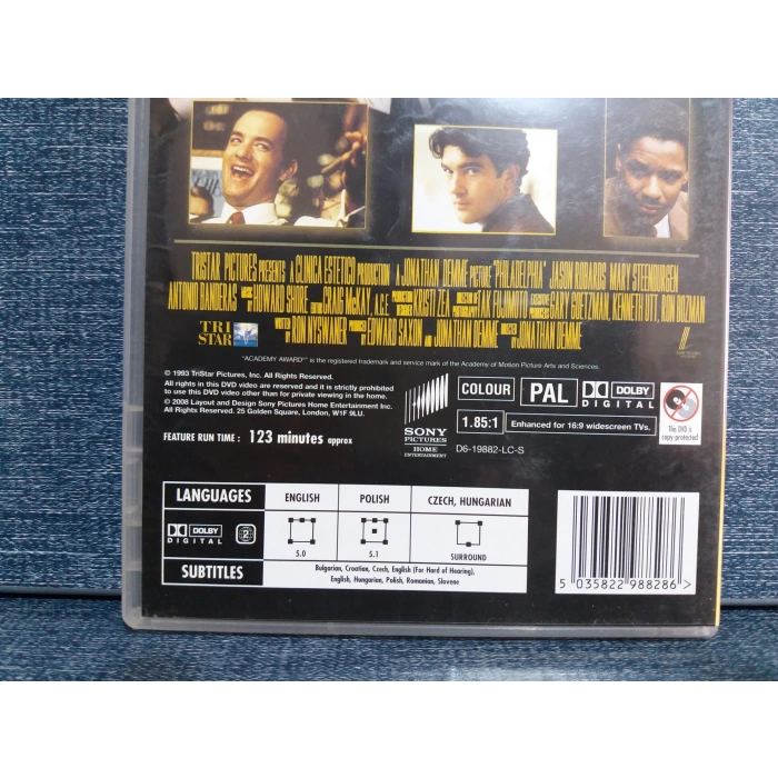 PHILADELPHIA DVD FİLM (İNGİLİZCE)