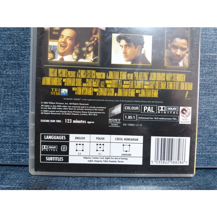PHILADELPHIA DVD FİLM (İNGİLİZCE)