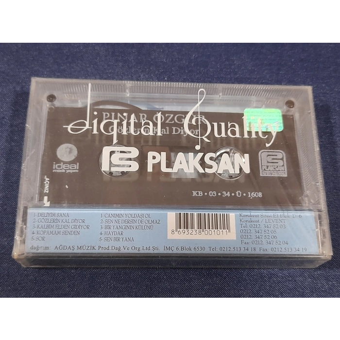 PINAR ÖZGÜR GÖZLERİN KAL DİYOR MÜZİK KASET