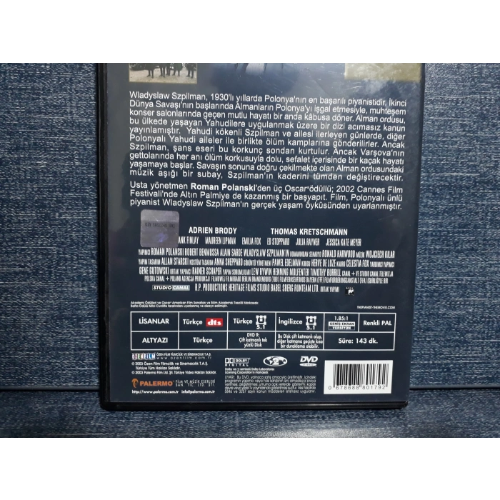 PİYANİST DVD FİLM
