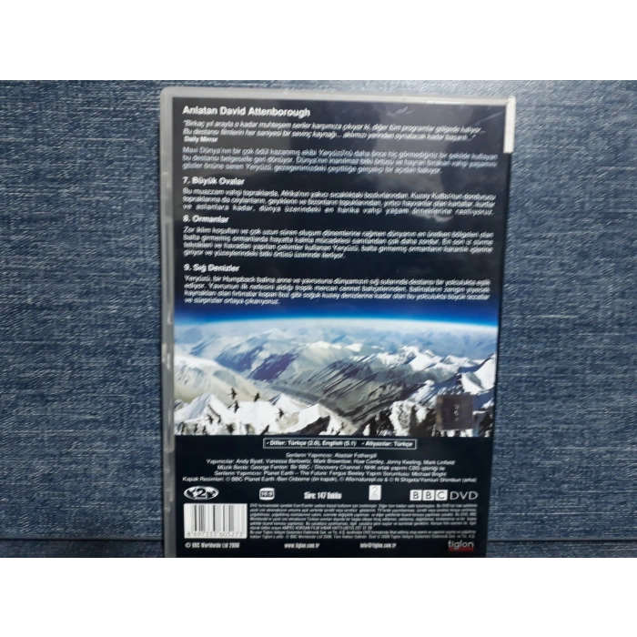 PLANET EARTH OVALAR ORMANLAR DENİZLER DVD FİLM