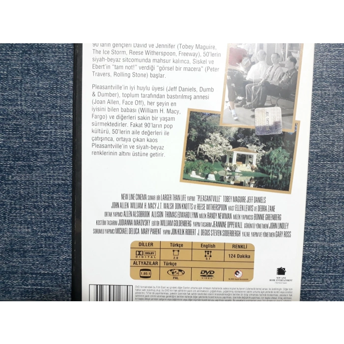 PLEASANTVILLA DVD FİLM