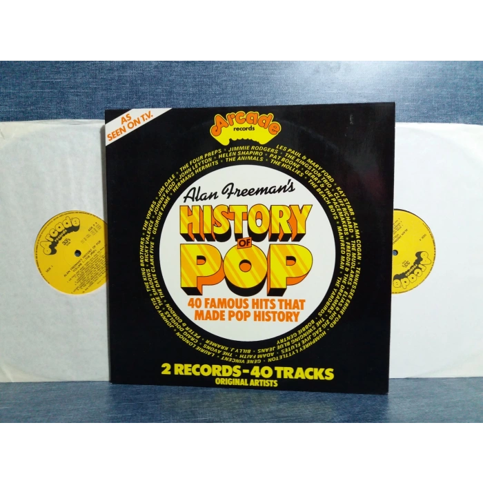 POP HISTORY 40 TRACKS MUSIC 2 LP