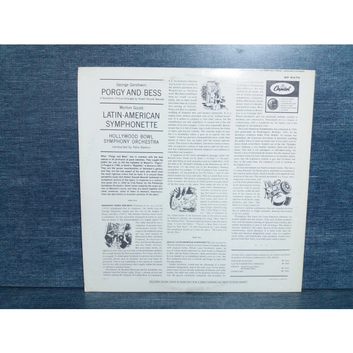 PORGY BESS LATIN SYMPHONETTE MUSIC LP