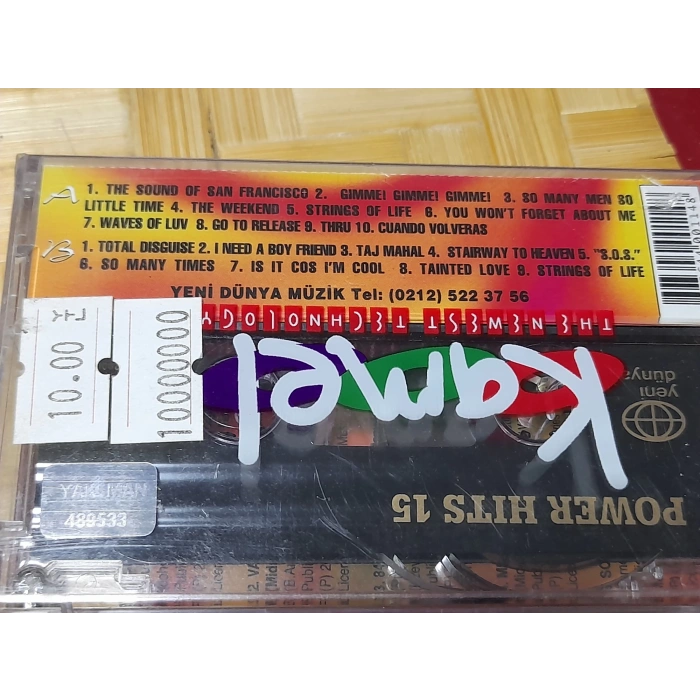 POWER HITS 15 MÜZİK KASET