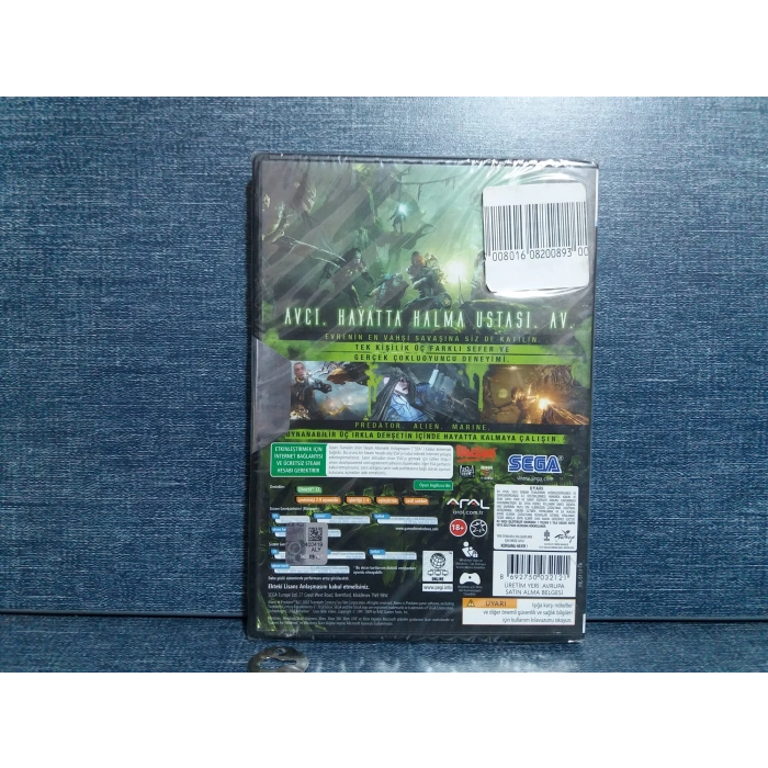 PREDATOR ALIENS PC OYUN (SIFIR)