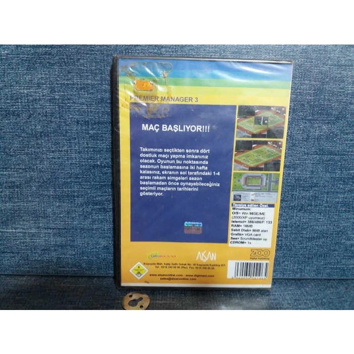 PREMIER MANAGER 3 OYUN (SIFIR)