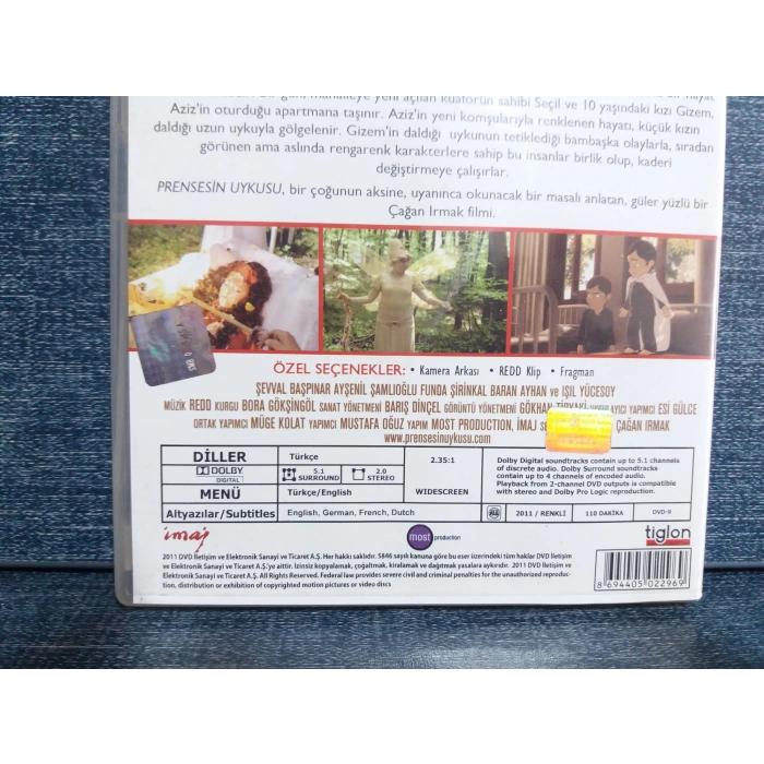 PRENSESİN UYKUSU DVD FİLM