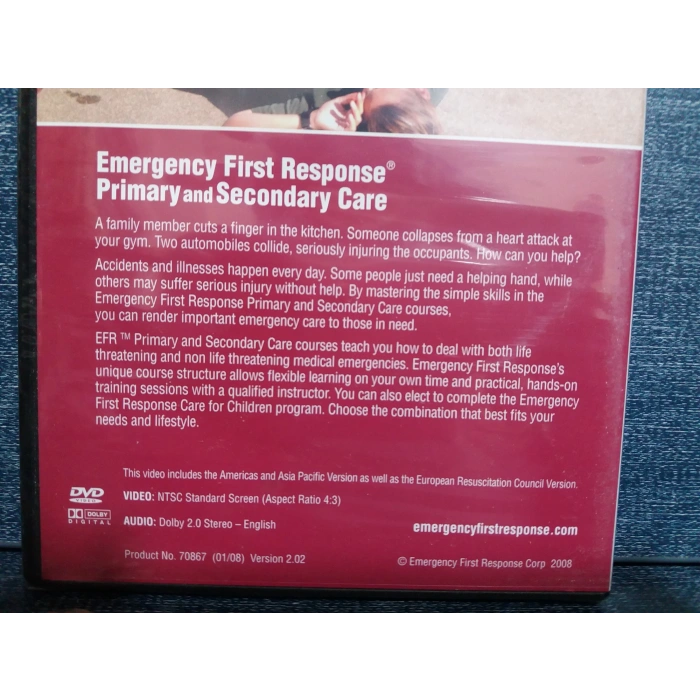 PRIMARY SECONDARY CARE İLK MÜDAHELE DVD FİLM (SIFIR-İNGİLİZCE)