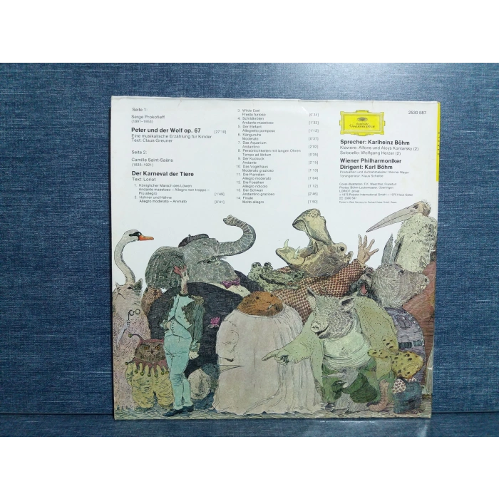 PROKOFIEFF PETER WOLF SAINT SAENS KARL BÖHM