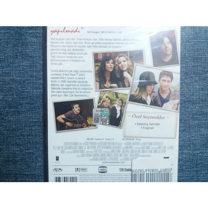 P.S I LOVE DVD FİLM (SIFIR)