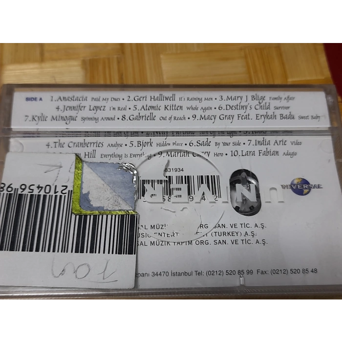 QUEENS OF POP 2002 MÜZİK KASET