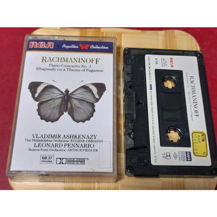 RACHMANINOFF PIANO CONCERTO N.3 MÜZİK KASET