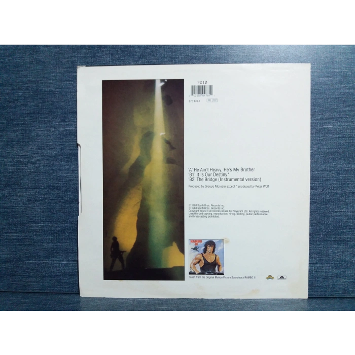 RAMBO III BILL MEDLEY SOUNDTRACK MAXI LP