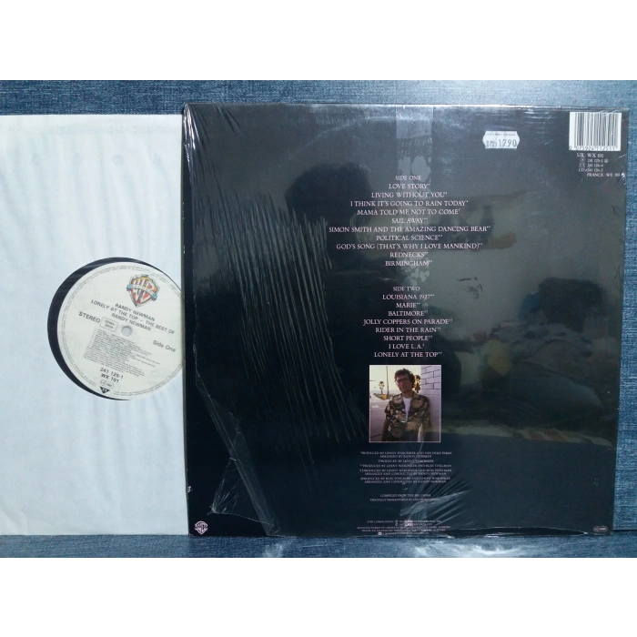 RANDY NEWMAN LONELY AT THE TOP LP