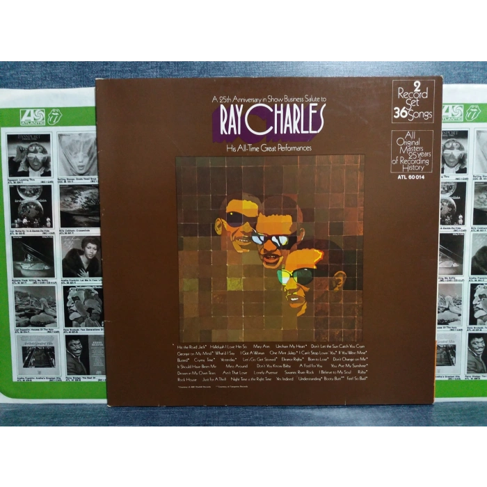 RAY CHARLES GREAT PERFORMANCE 36 SONGS 2 LP