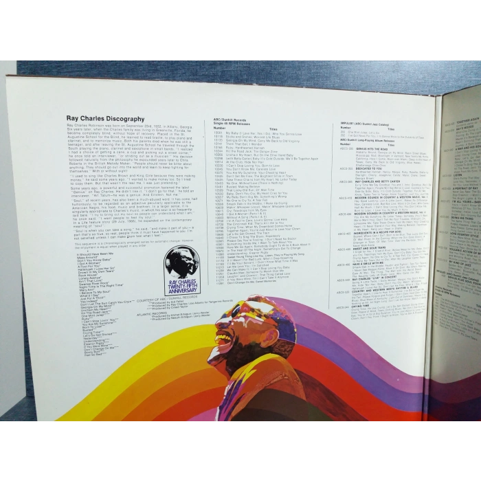 RAY CHARLES GREAT PERFORMANCE 36 SONGS 2 LP