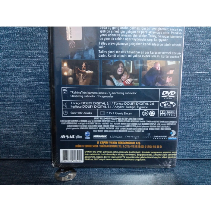 REHİNE BRUCE WILLIS DVD FİLM (SIFIR)